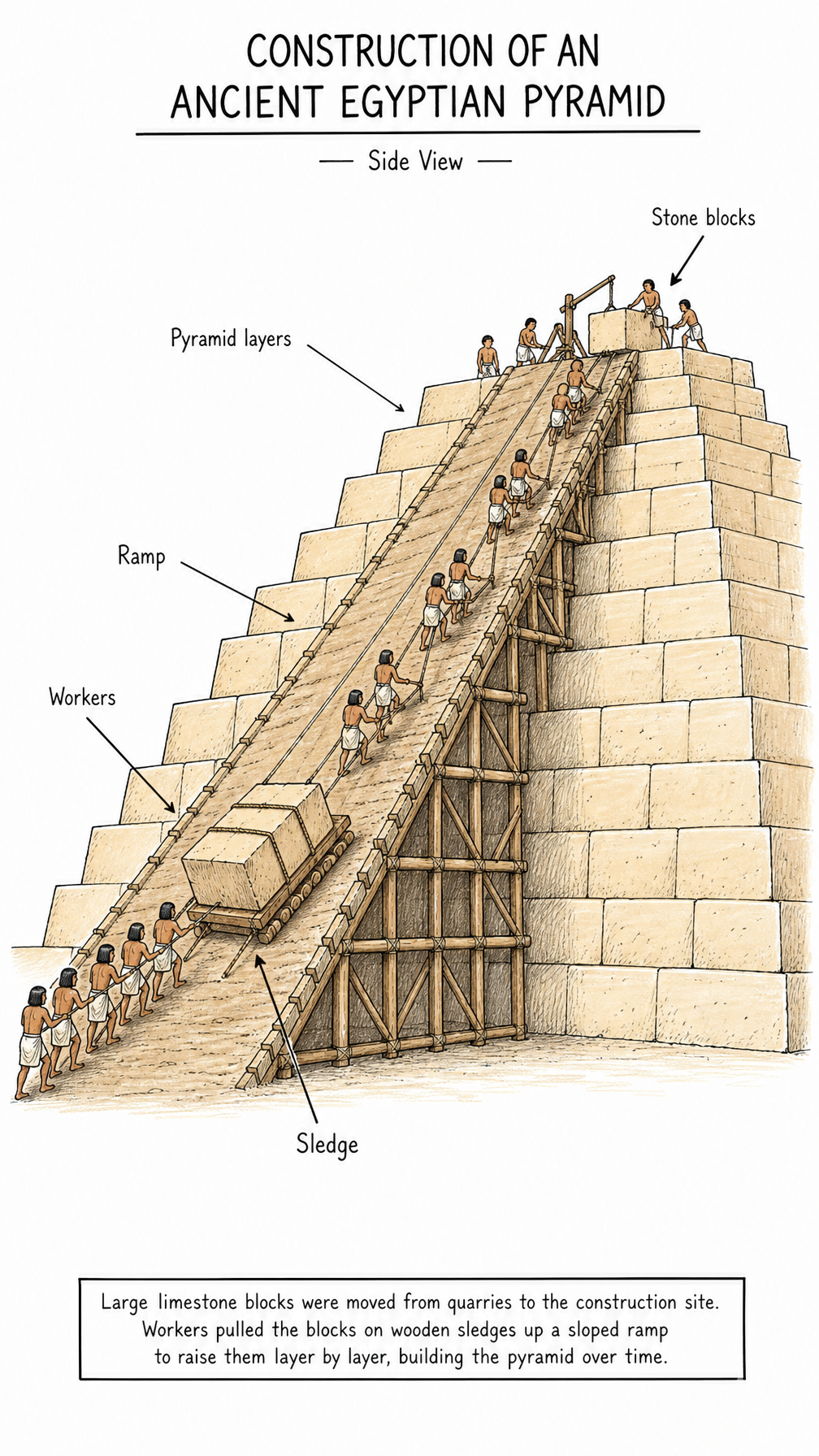 Engineering the Great Pyramids