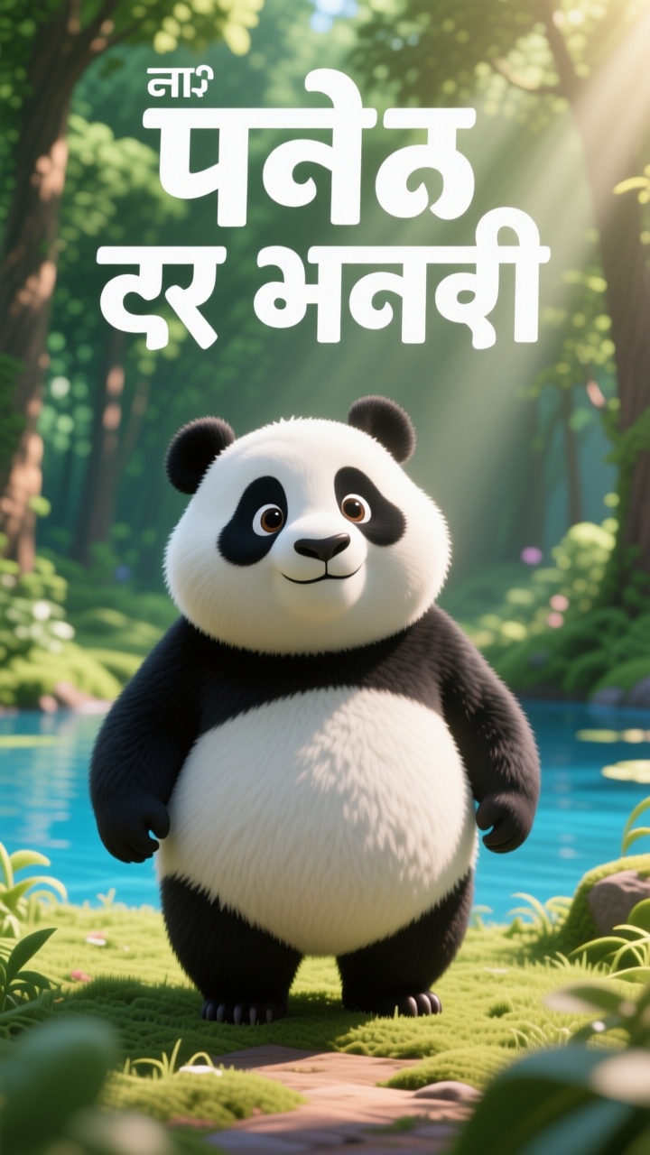 Golu Panda and the Fish