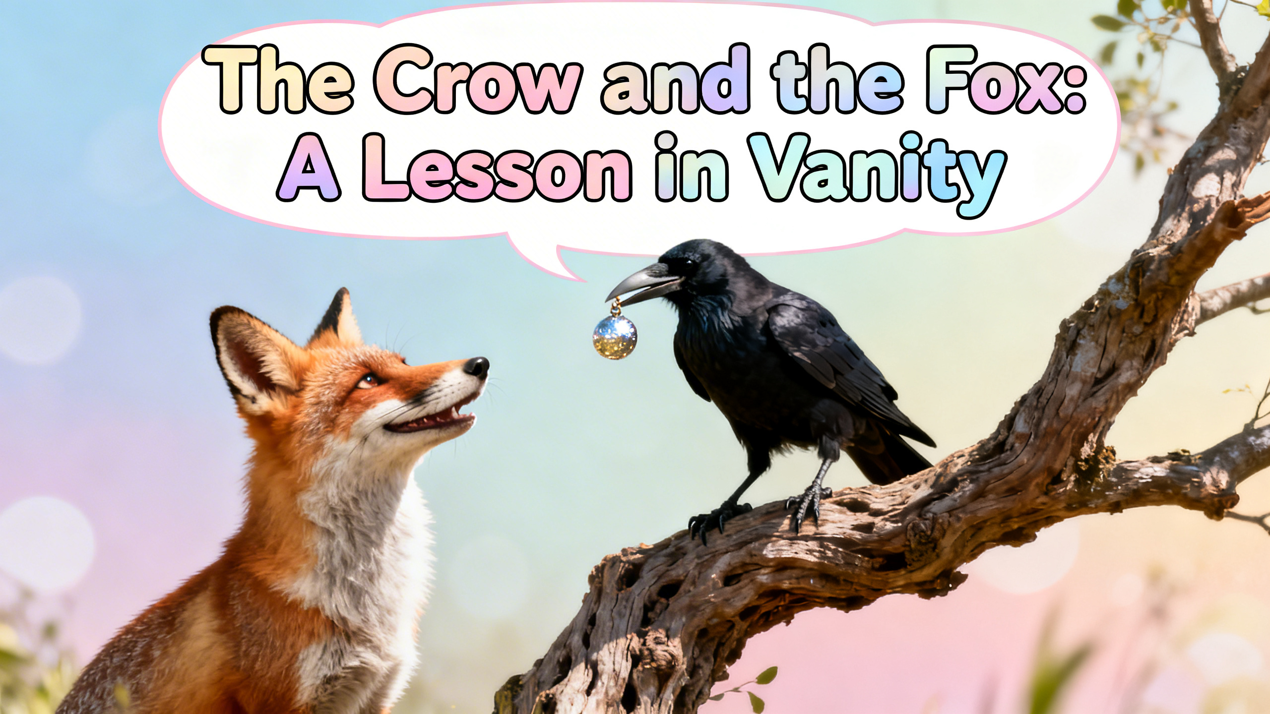 The Crow and the Fox: A Lesson in Vanity